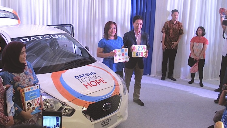 Pimpinan Datsun Indonesia dan Yayasan 1001 Buku
